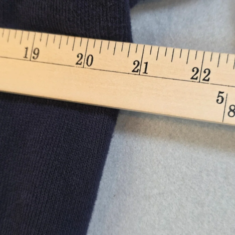 Nautica Mens Shawl Collar Pullover Sweater Navy Blue 100% Cotton Large